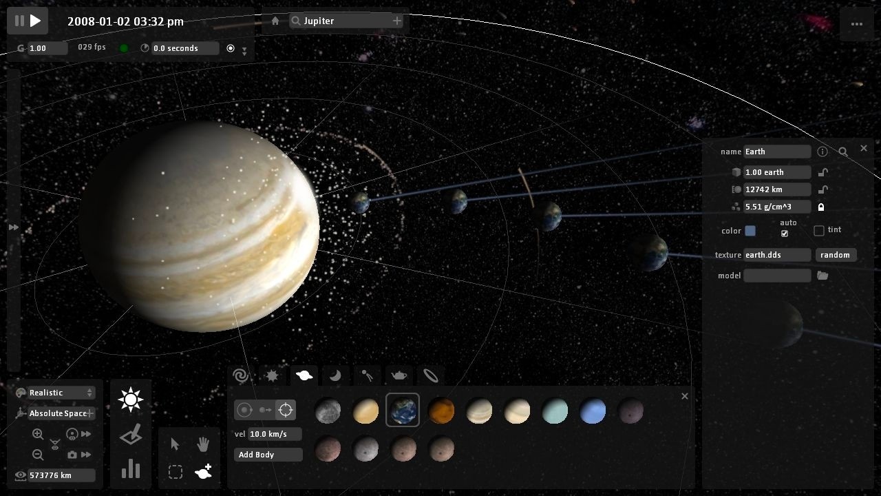 Universe Sandbox Screenshot 2